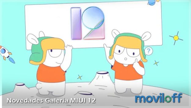 Novedades cambios galeria MIUI 12 Xiaomi muñecos iconos conejos