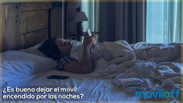 ¿Es bueno dejar el móvil encendido por las noches?