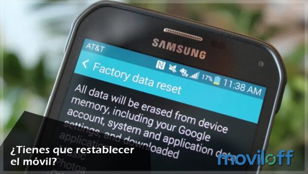 restablecer movil telefono smartphone borrar datos